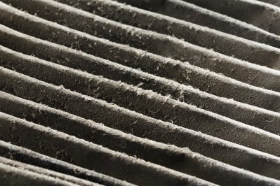 Dust on the air filters