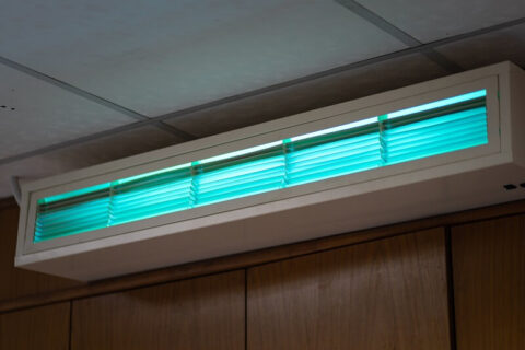 UV lighting for indoor air quality